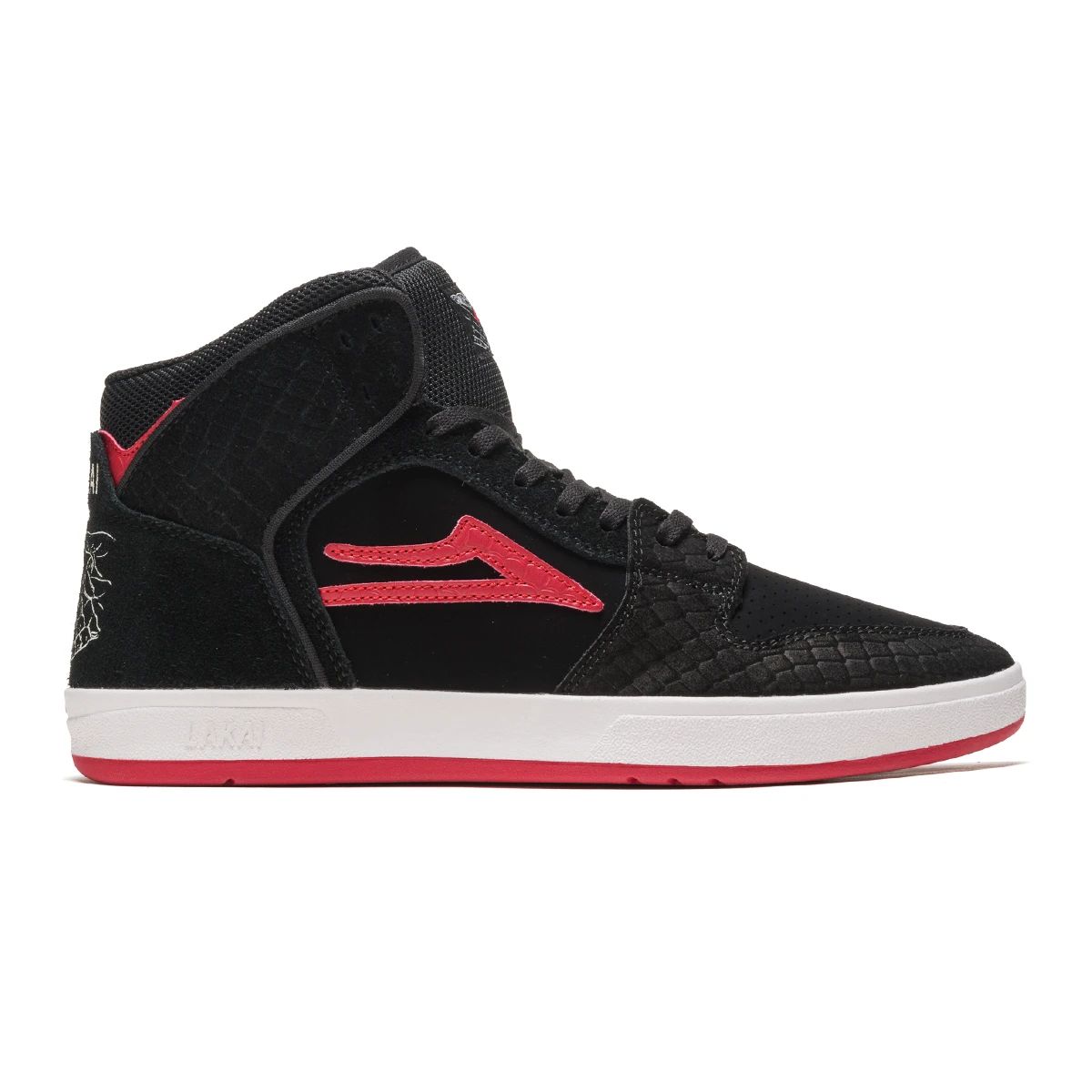 Lakai Telford Doom Sayers (Black/Red Suede)