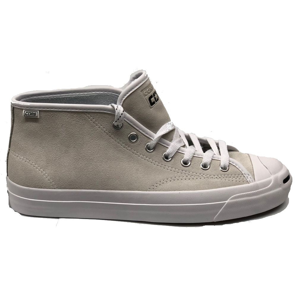 Cons Jack Purcell Mid Pro (White/White 