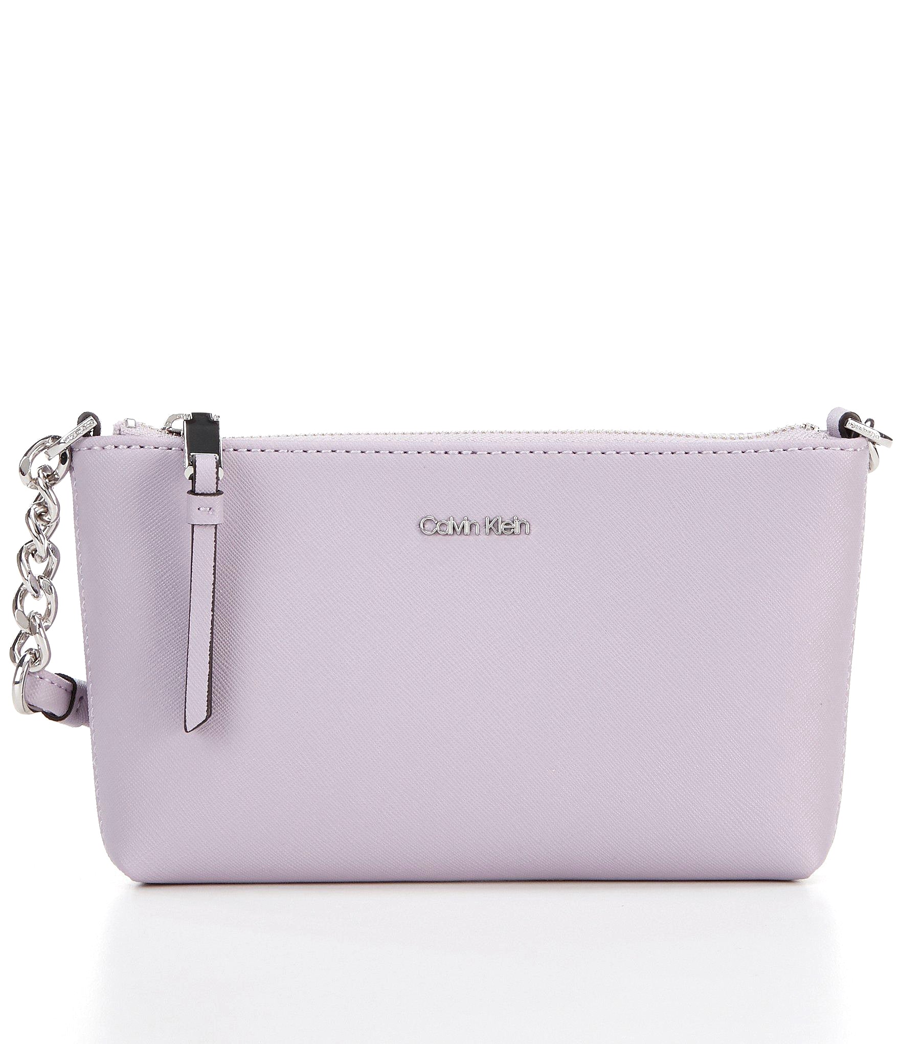 grey calvin klein purse