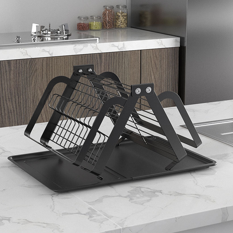 Kitidy All-in-One Portable Dish Drying Rack - Store And Dry Plates