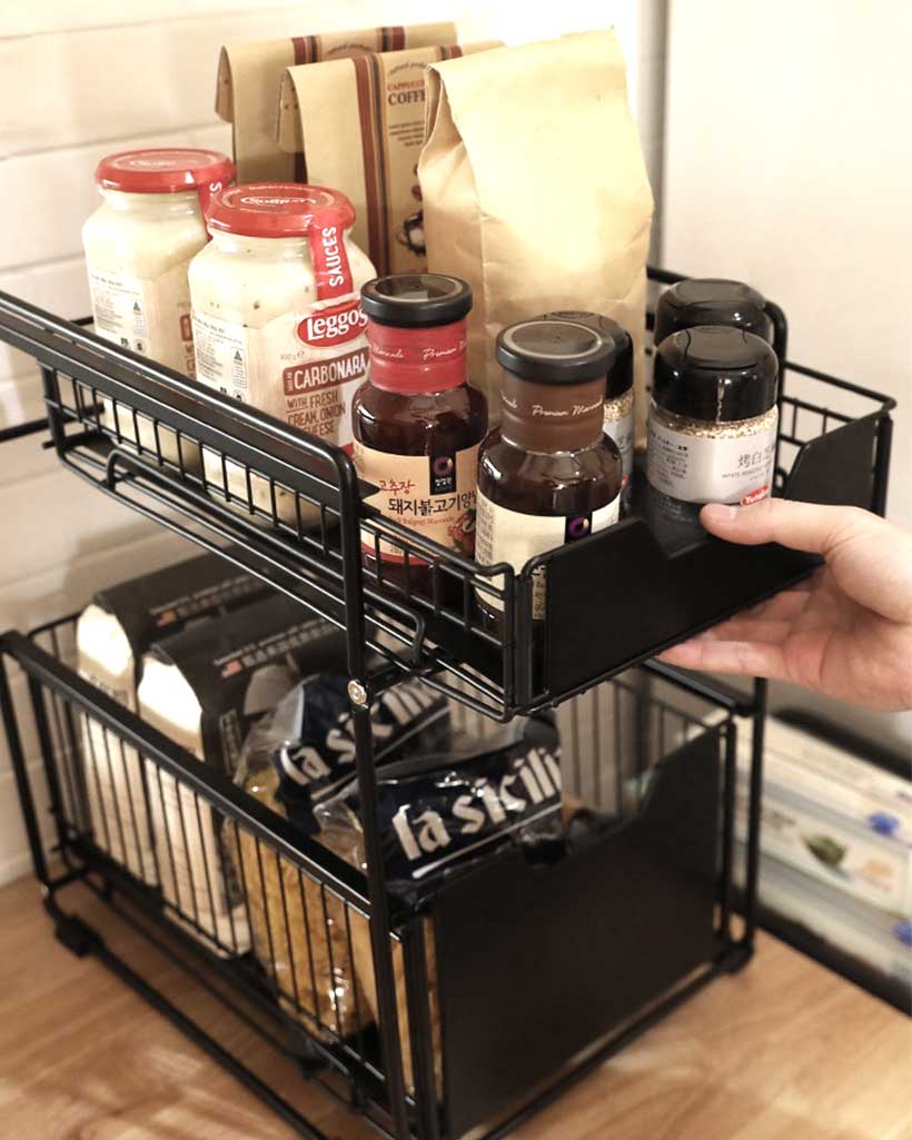 Under-Sink Storage Bathroom Organizer