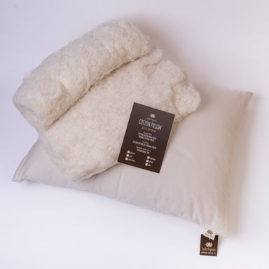 Shambho Pillow: Natural Wool & Buckwheat — Sachi Organics