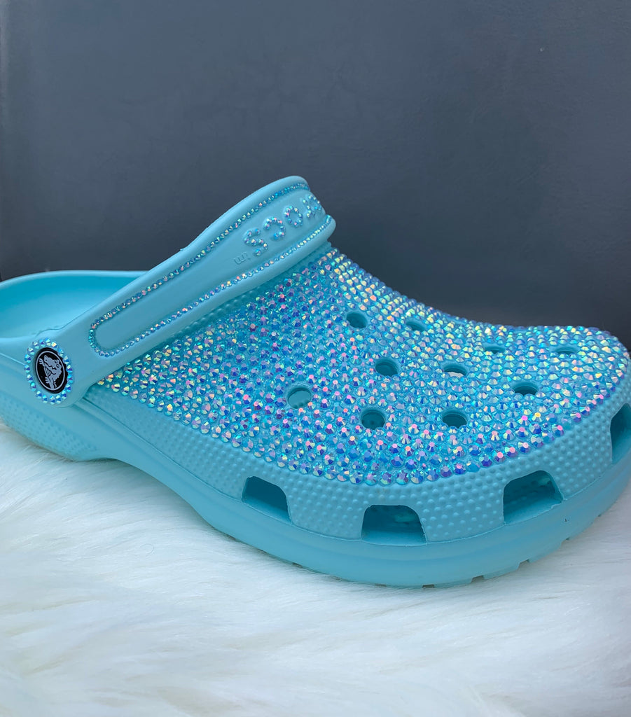 blinged out crocs