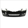 Nissan Altima Front Bumper Cover Assembly Primed Black New Plastic w/Fog Hole Replacement, NI1000268