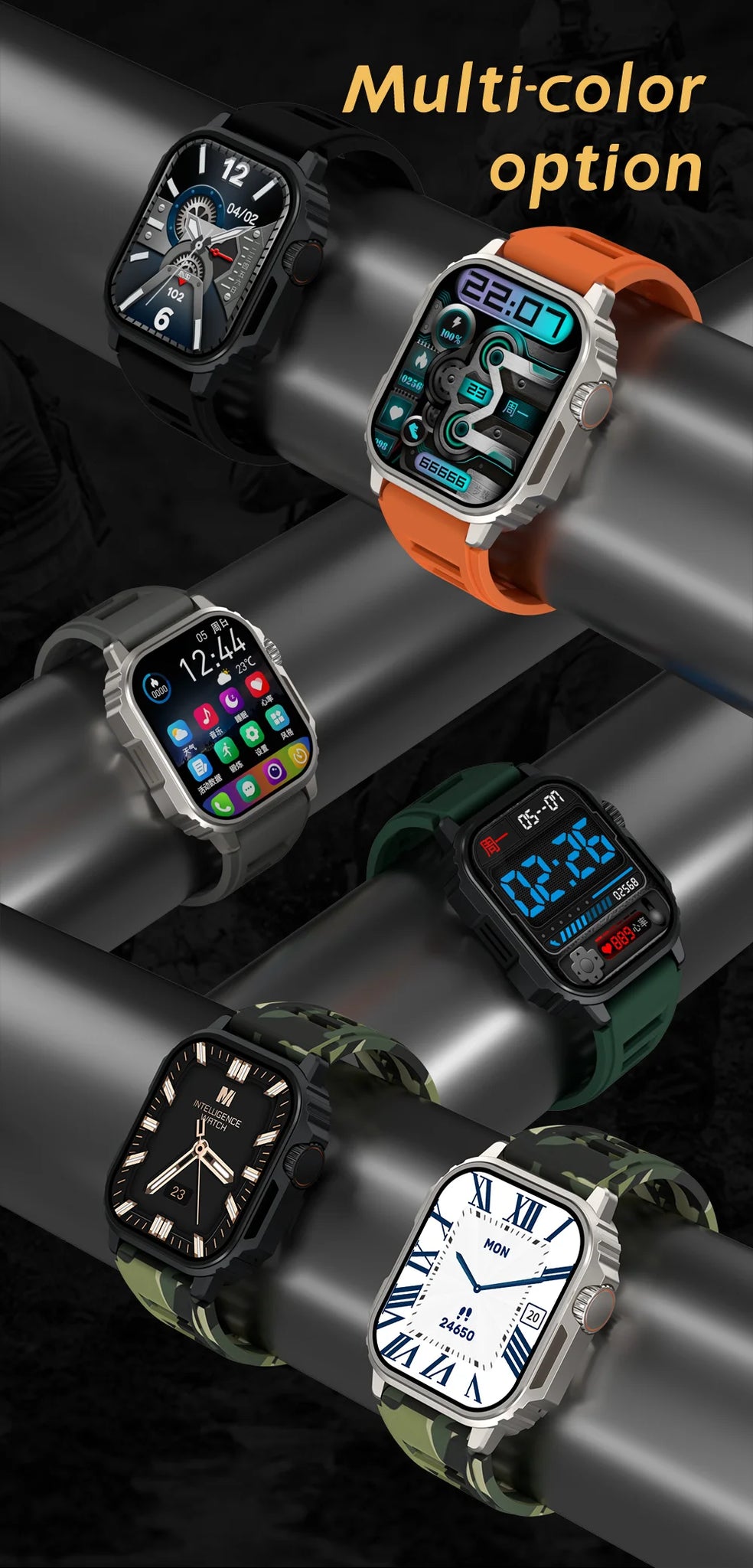 TW11 Military Smart Watch