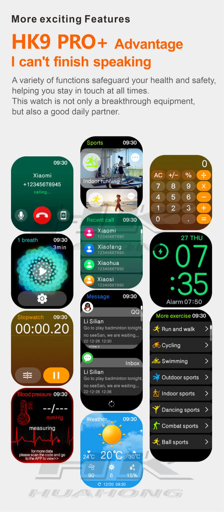 HK9 Pro Plus Smartwatch