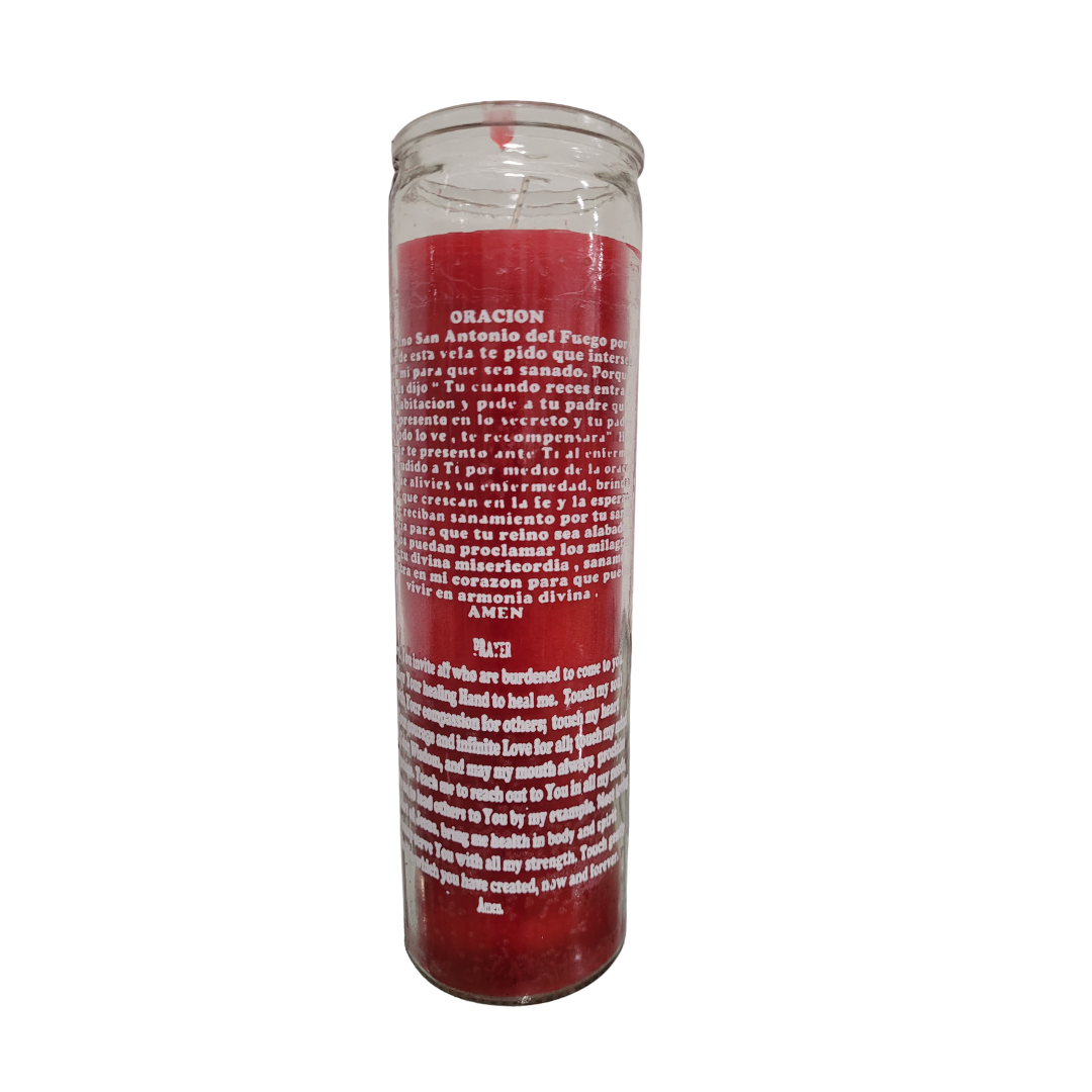 San Antonio  Del Fuego Veladora / San Antonio Del Fuego Ritual Candle