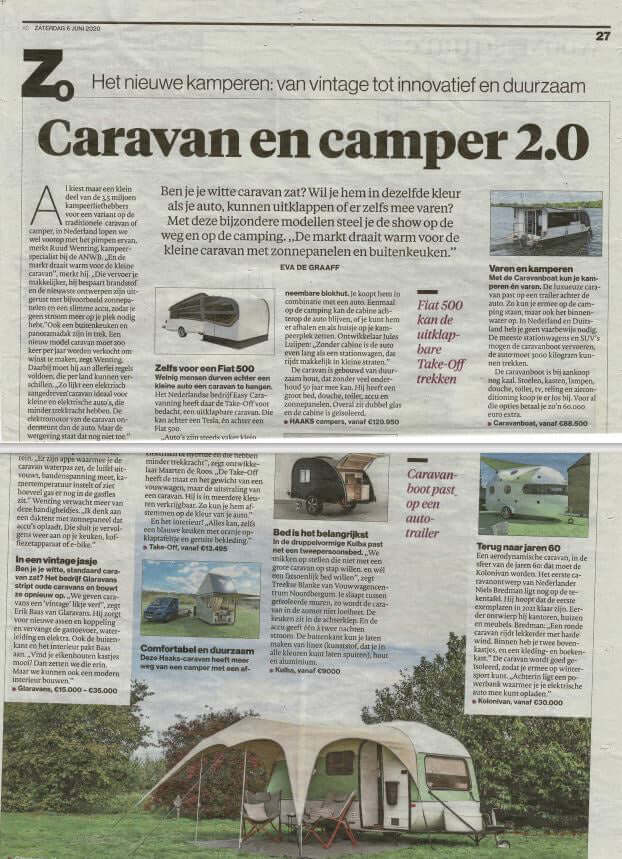 AD-Krant-Glaravans-Vintage-Kamperen-Caravan-Camper