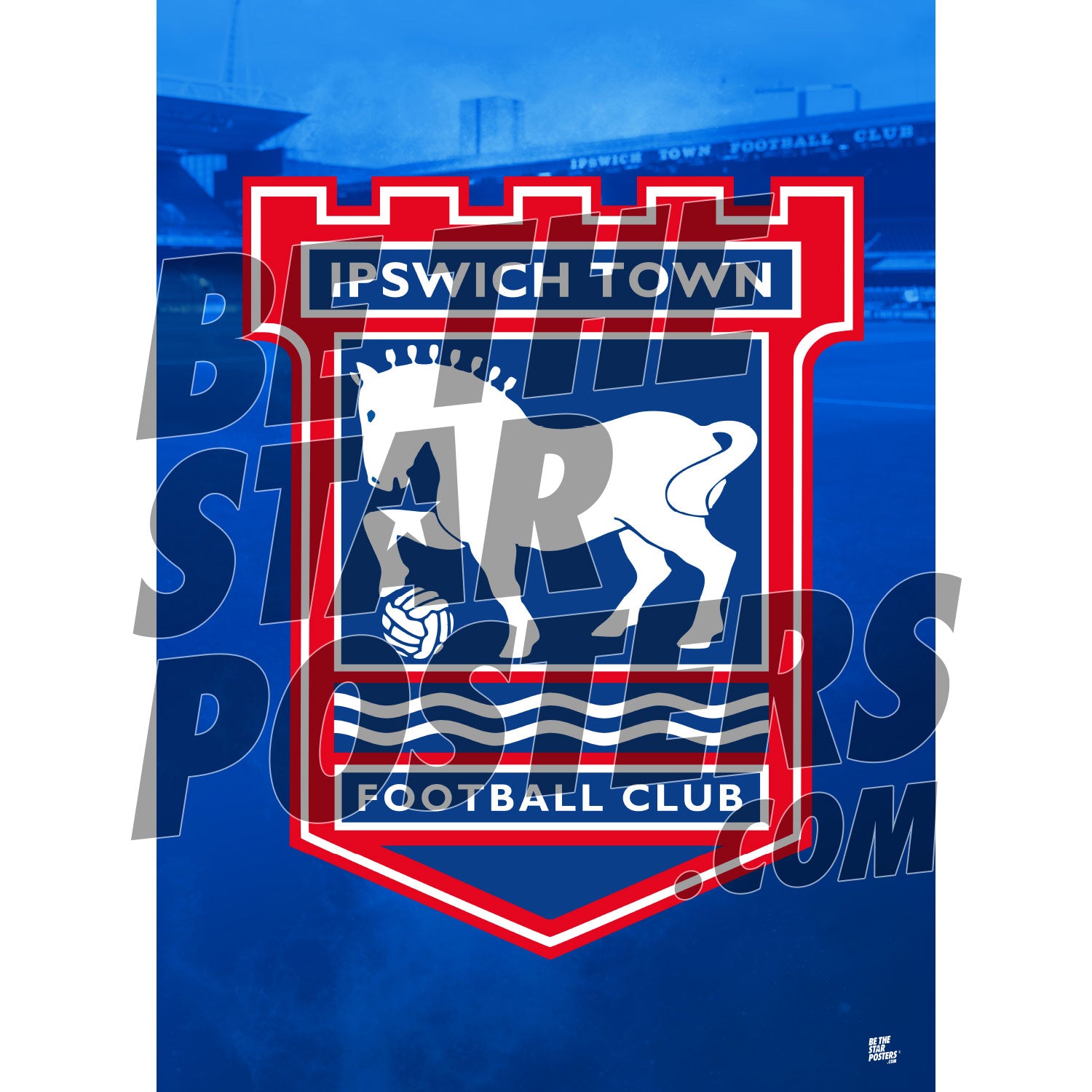 Ipswich Town FC Crest Poster – Alltrade - Online