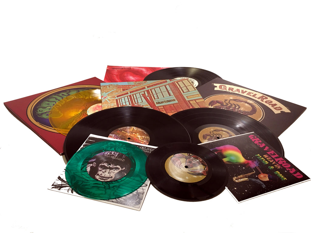GravelRoad vinyl pack plus 7 inch 45s – Knick Knack