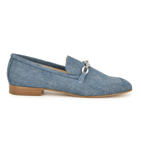 나인웨스트 NINEWEST Erands Casual Loafers,Denim