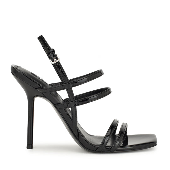 나인웨스트 NINEWEST Penla Strappy Sandals,Black