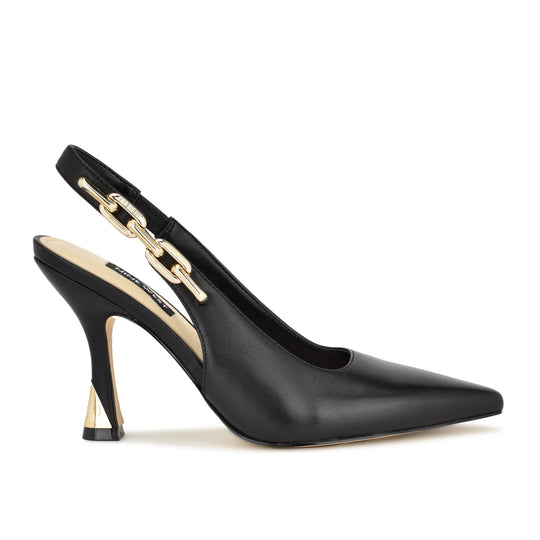 나인웨스트 NINEWEST Veroni Slingback Pumps,Black