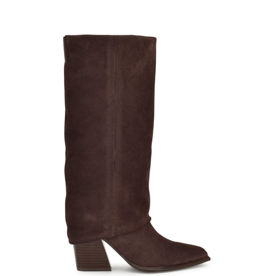 나인웨스트 NINEWEST Rimepy Casual Boots,Dark Brown