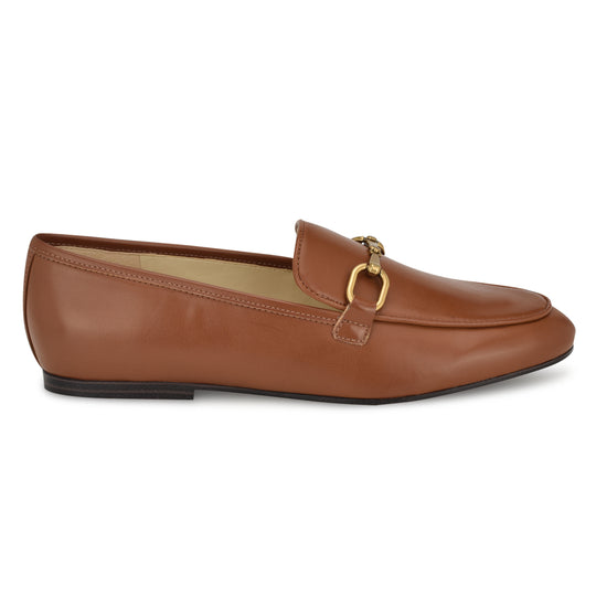 나인웨스트 NINEWEST Brayci Casual Loafers,Brown