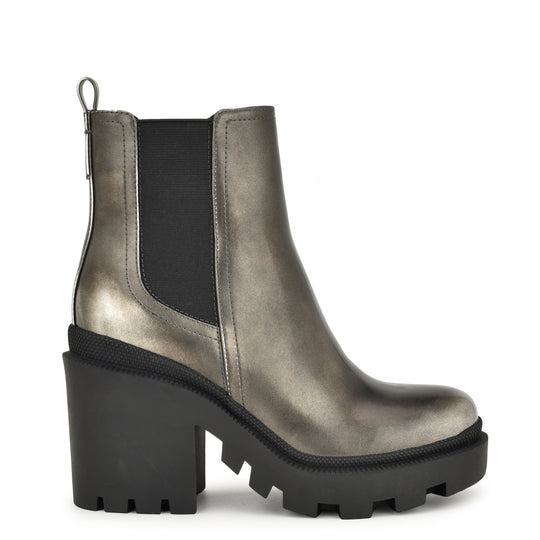 나인웨스트 NINEWEST Forme Chelsea Lug Sole Booties,Grey