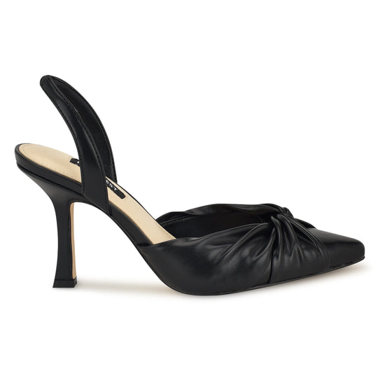 나인웨스트 NINEWEST Shanti Slingback Pumps,Black