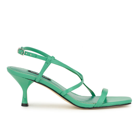 나인웨스트 NINEWEST Haya Strappy Sandals,Green
