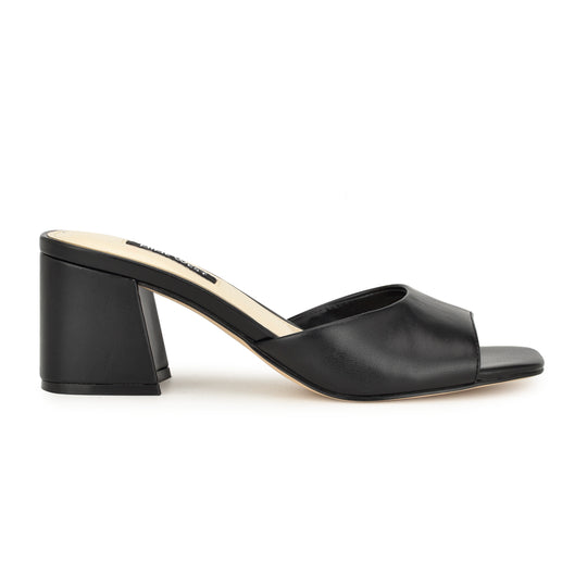 나인웨스트 NINEWEST Gagen Slide Sandals,Black