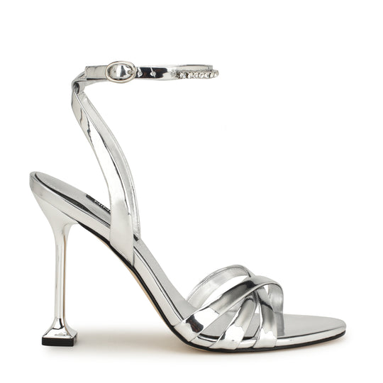 나인웨스트 NINEWEST Noras Dress Sandals,Silver