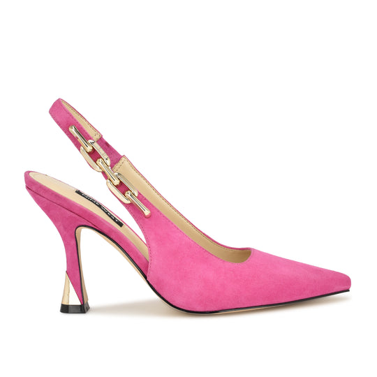 나인웨스트 NINEWEST Veroni Slingback Pumps,Medium Pink