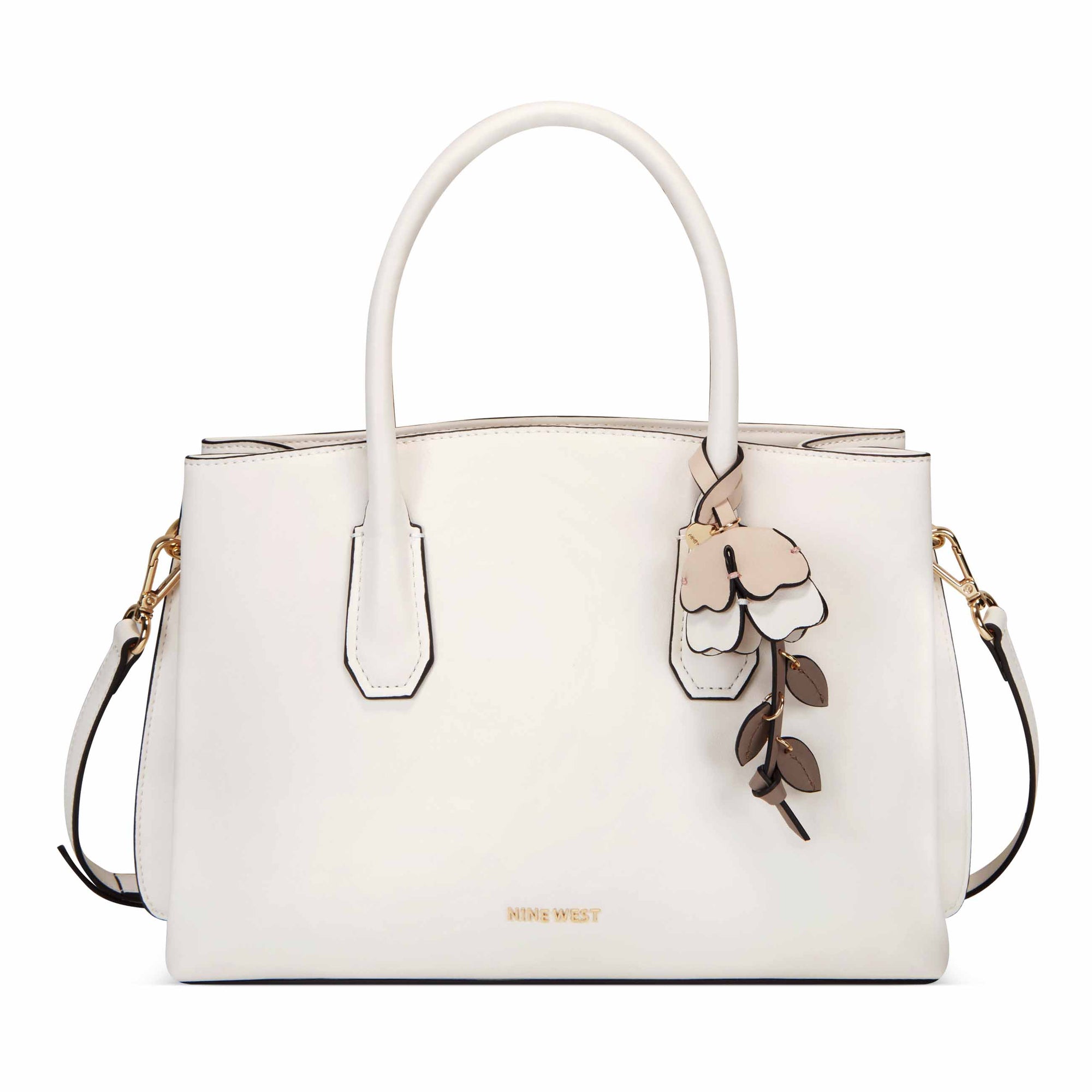 nine west beige purse