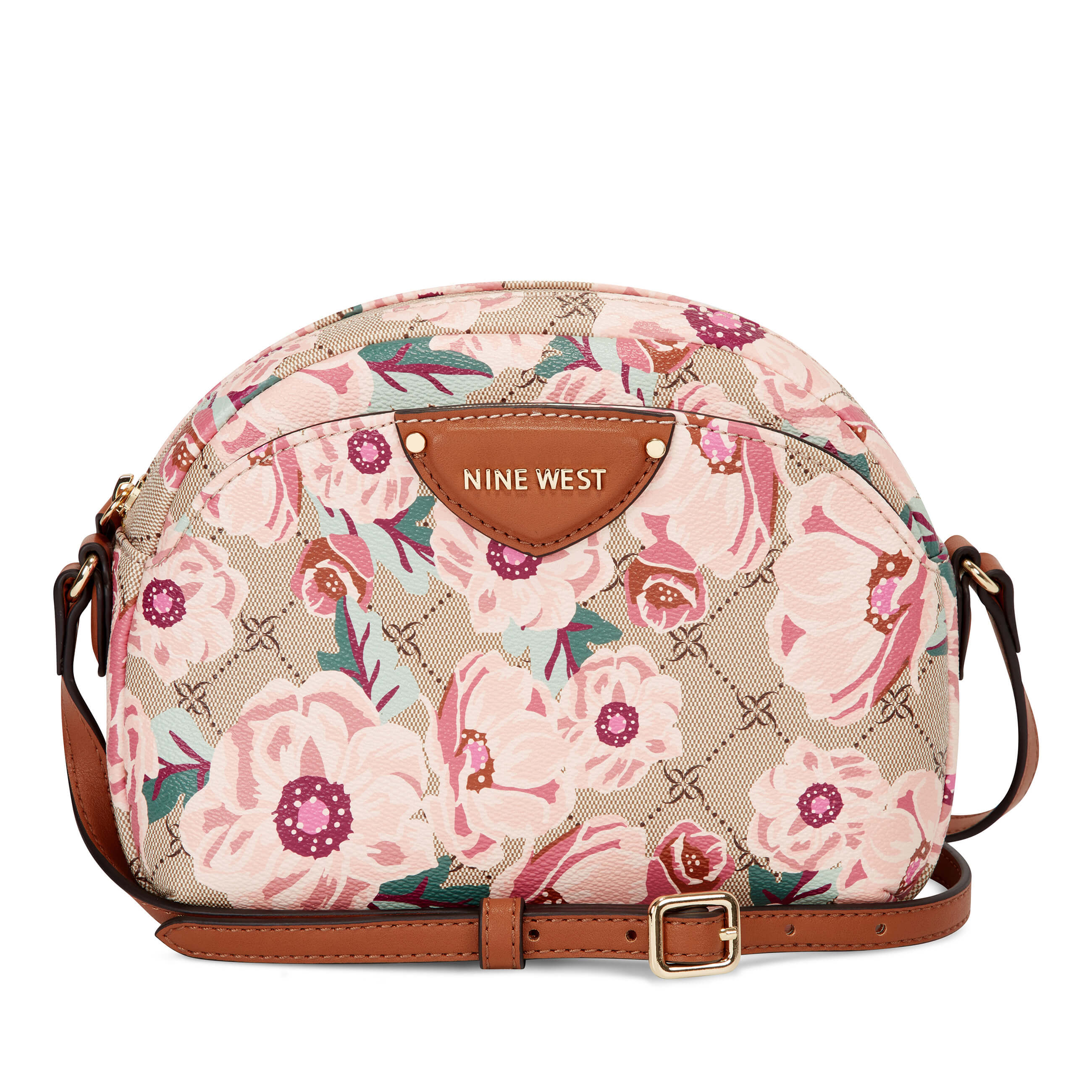 nine west floral backpack