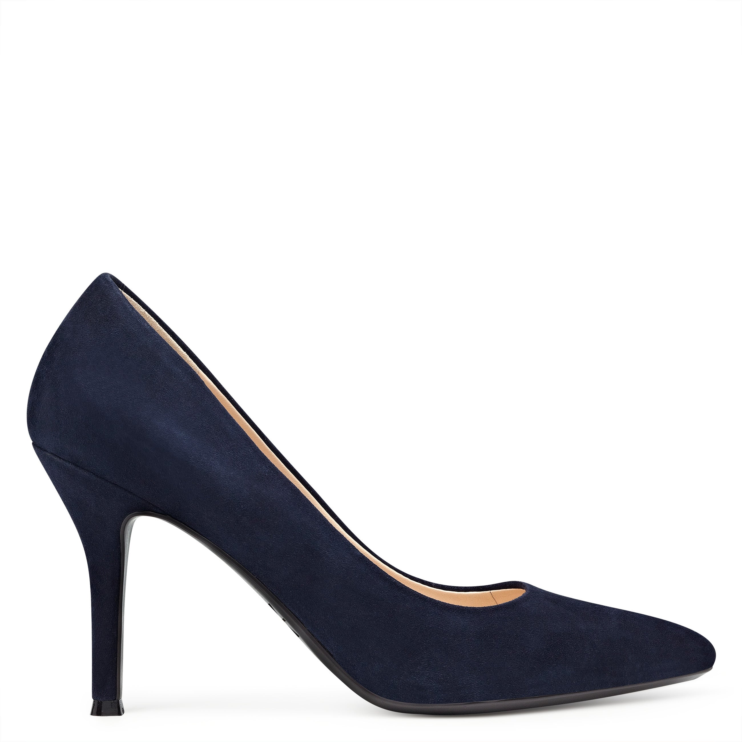 navy pointy shoes