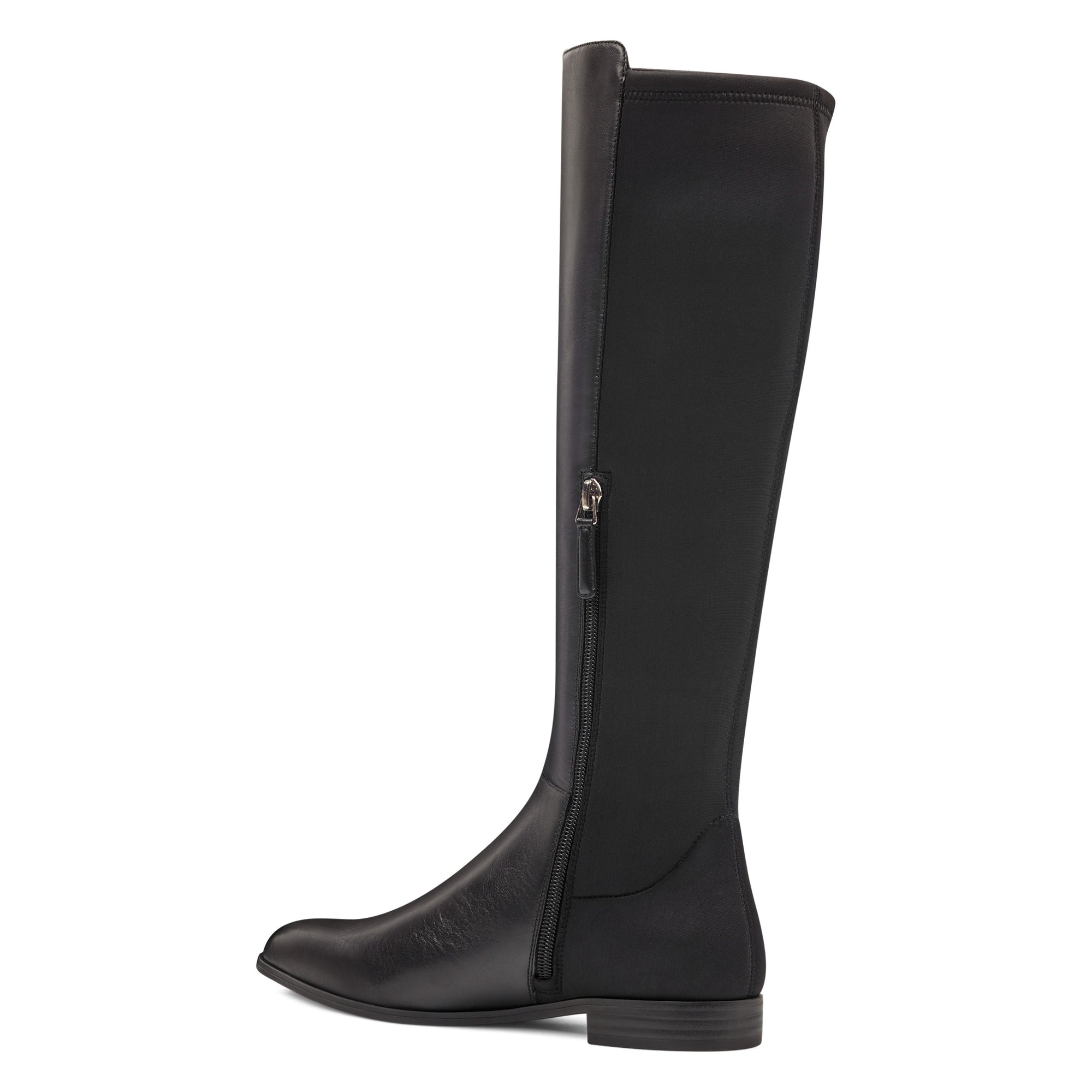 wide calf boots with elastic back