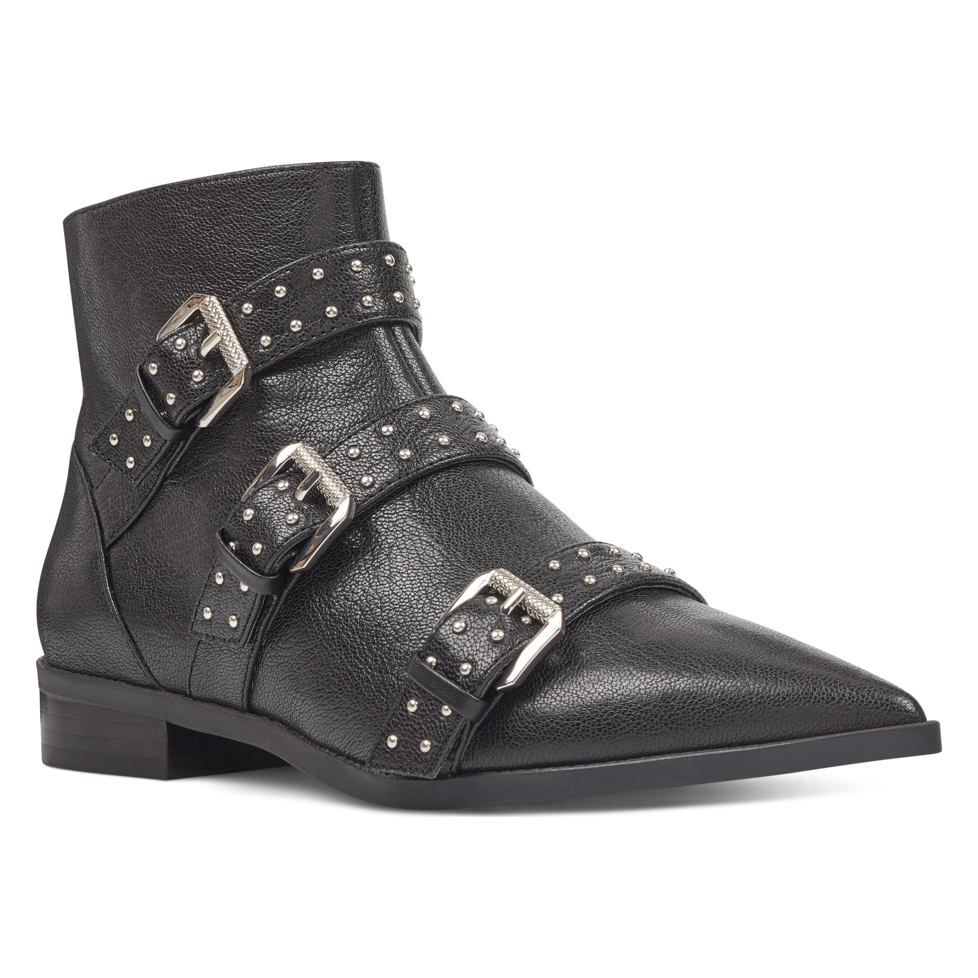 front pointy toe booties nine west