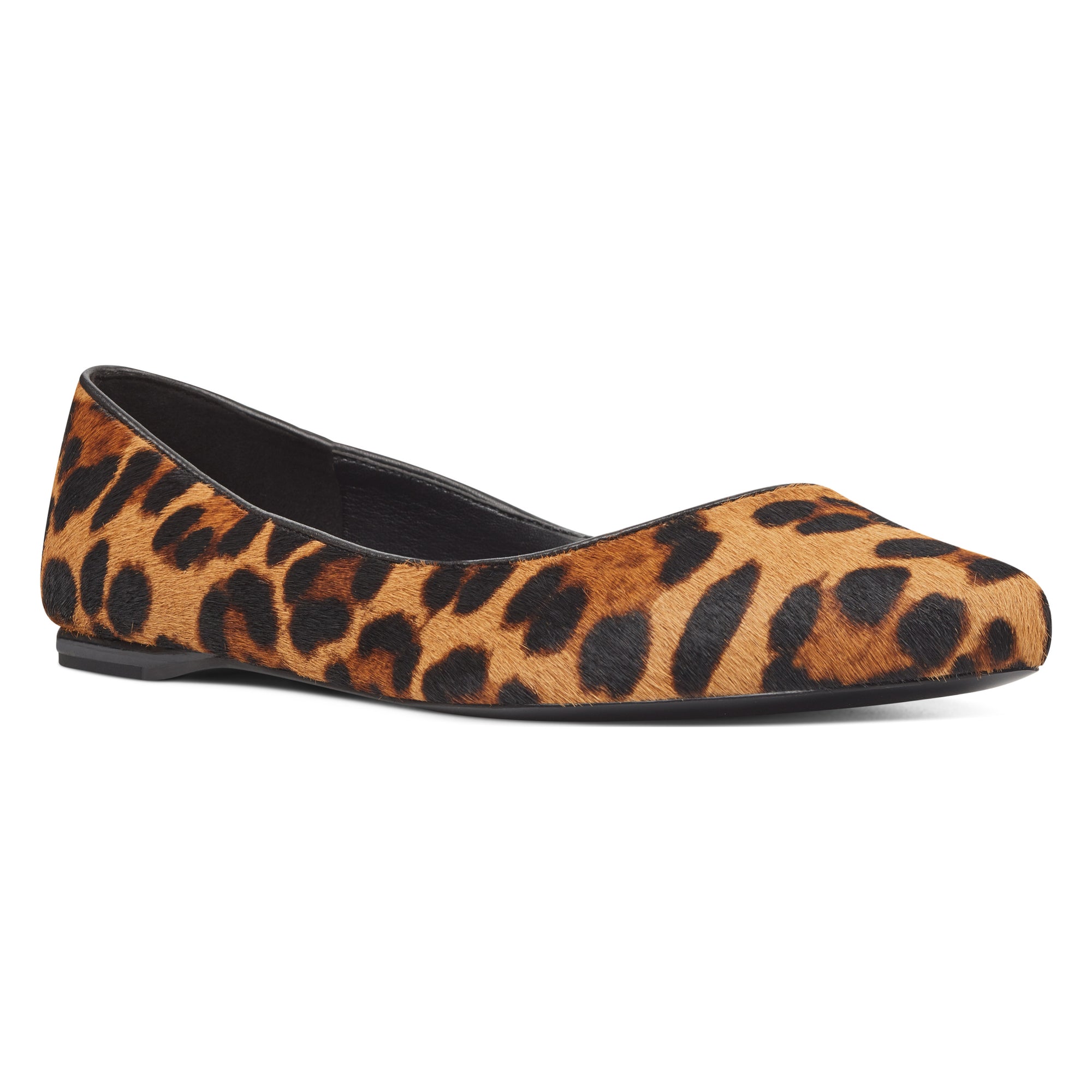 nine west cheetah flats