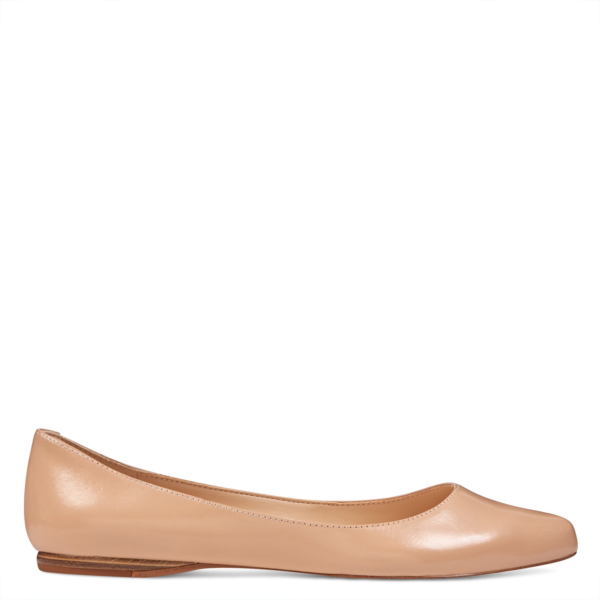 Speakup Almond Toe Flats - Nine West