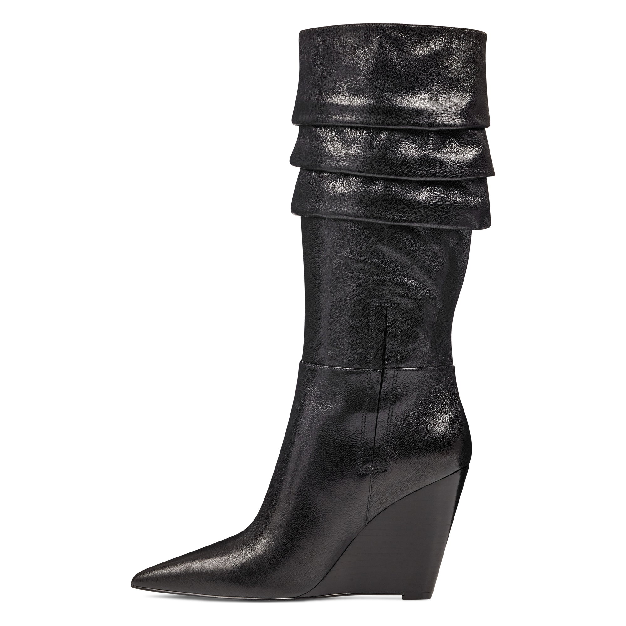 Vernese Scrunched Wedge Boots - Nine West