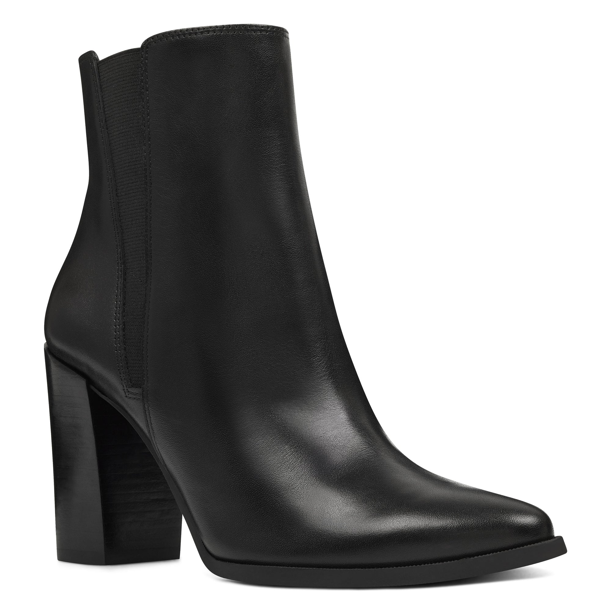 cheap black heeled boots
