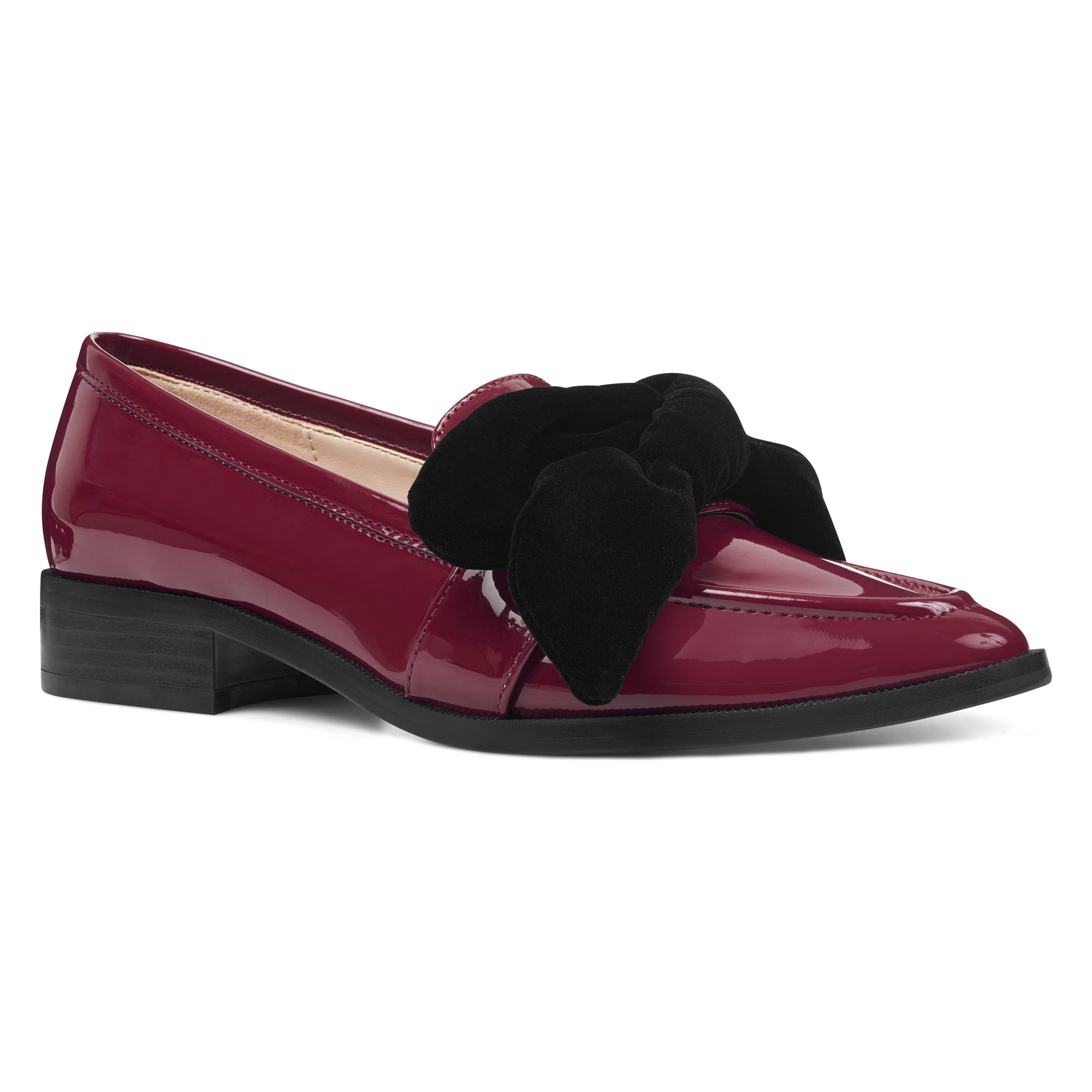 weeping bow loafers