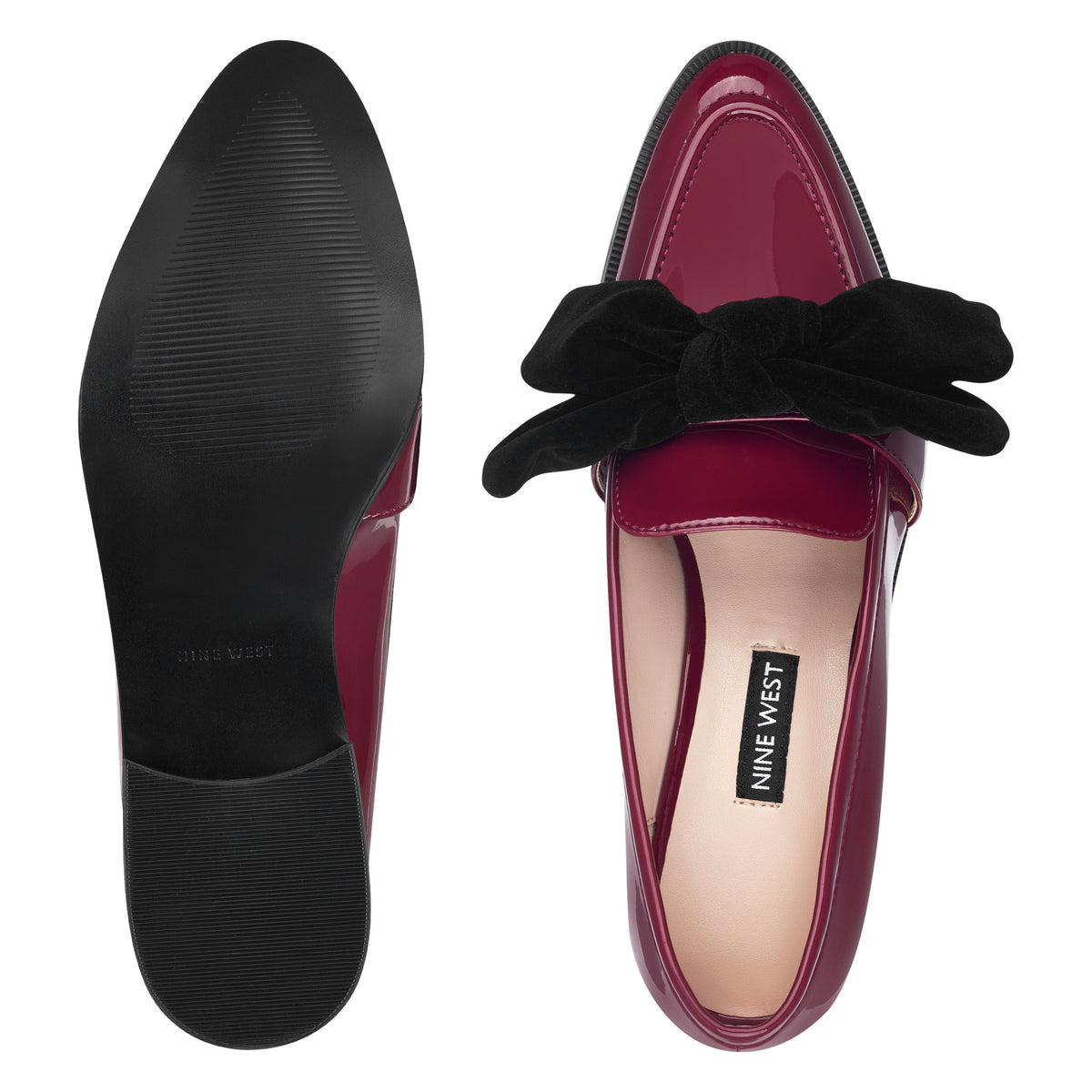 nine west weeping bow loafers