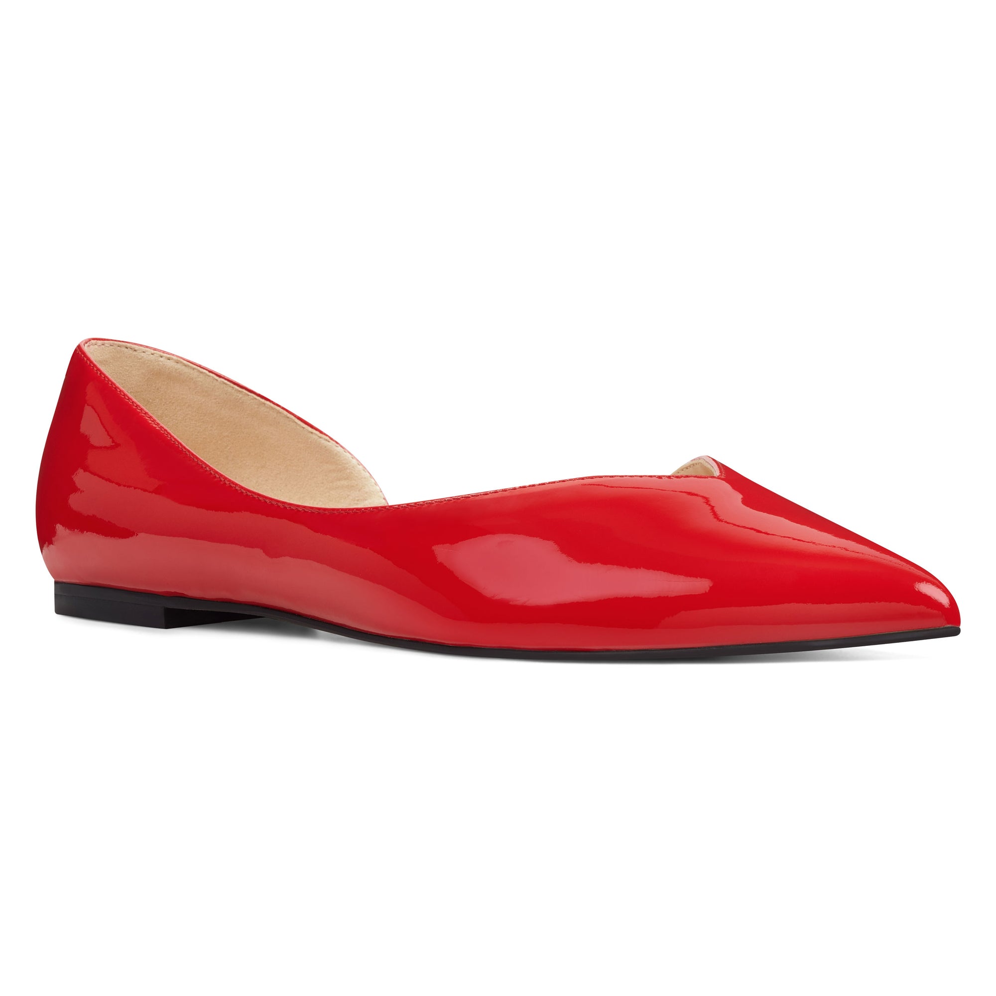 nine west red flats