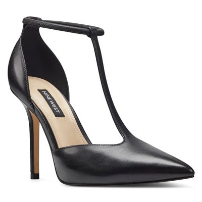 nine west forty asymmetrical strappy pumps