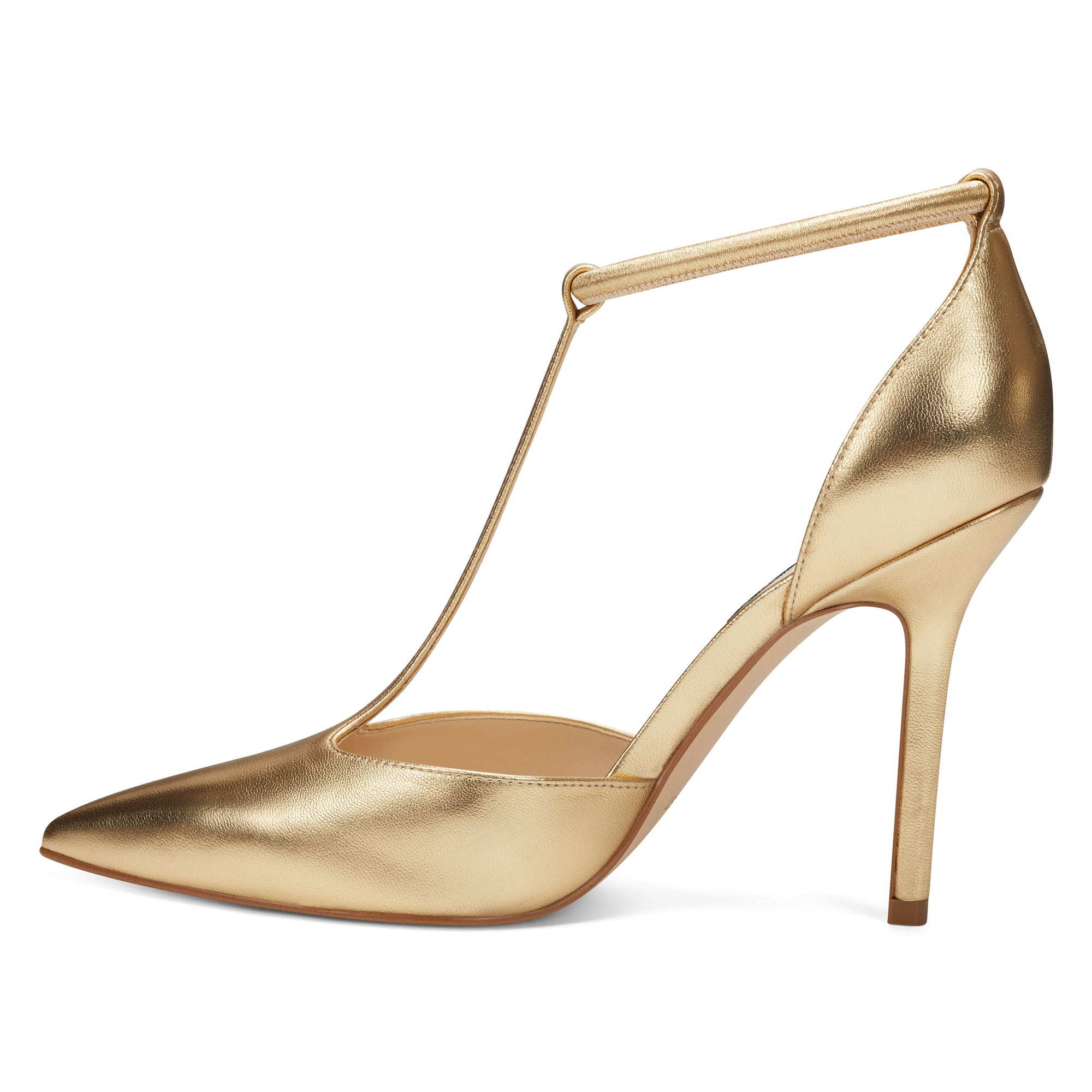 nine west forty asymmetrical strappy pumps
