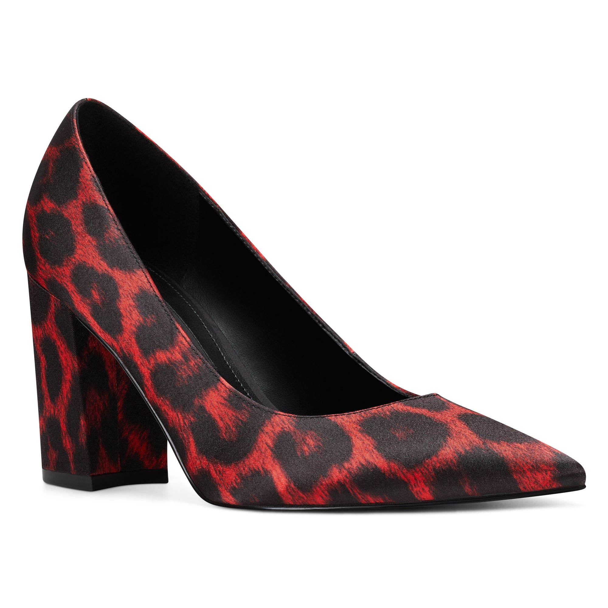 nine west red pumps