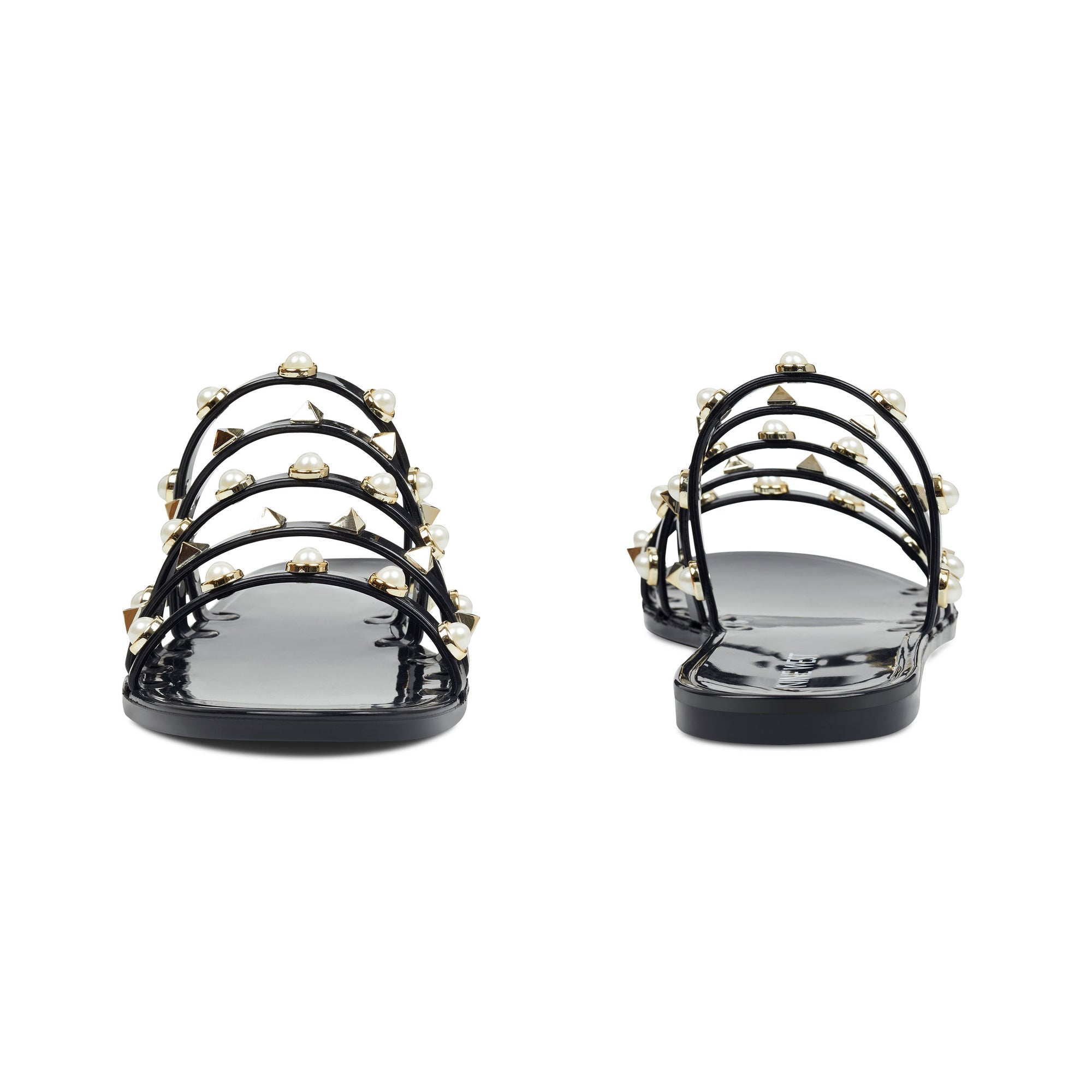 nine west jelly flip flops