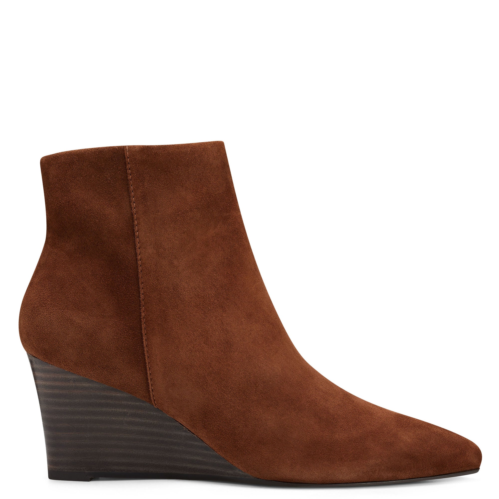 suede wedge boots