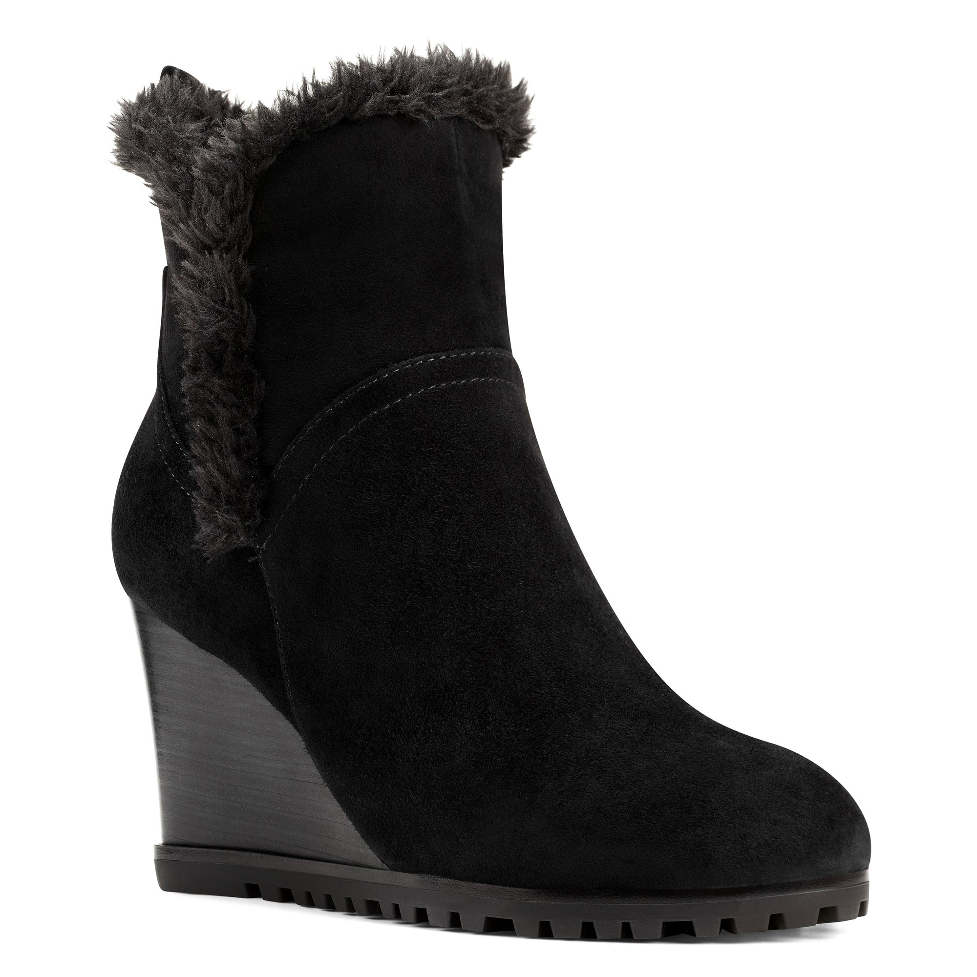 nine west wedge booties