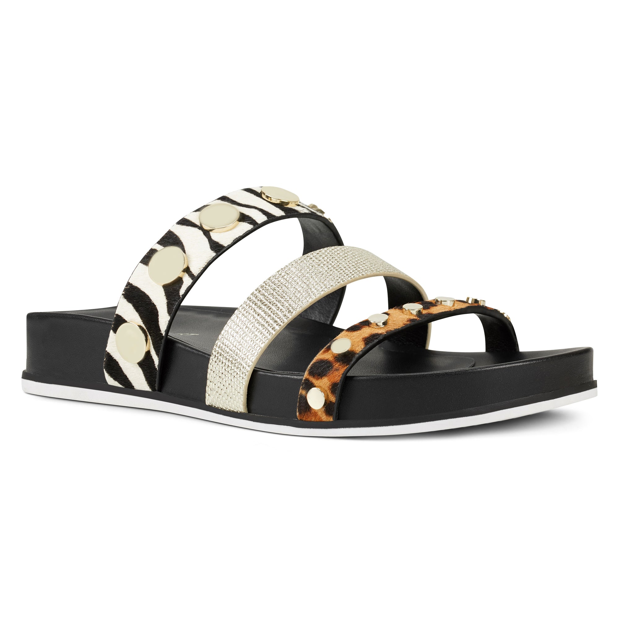 nine west slip on sandals