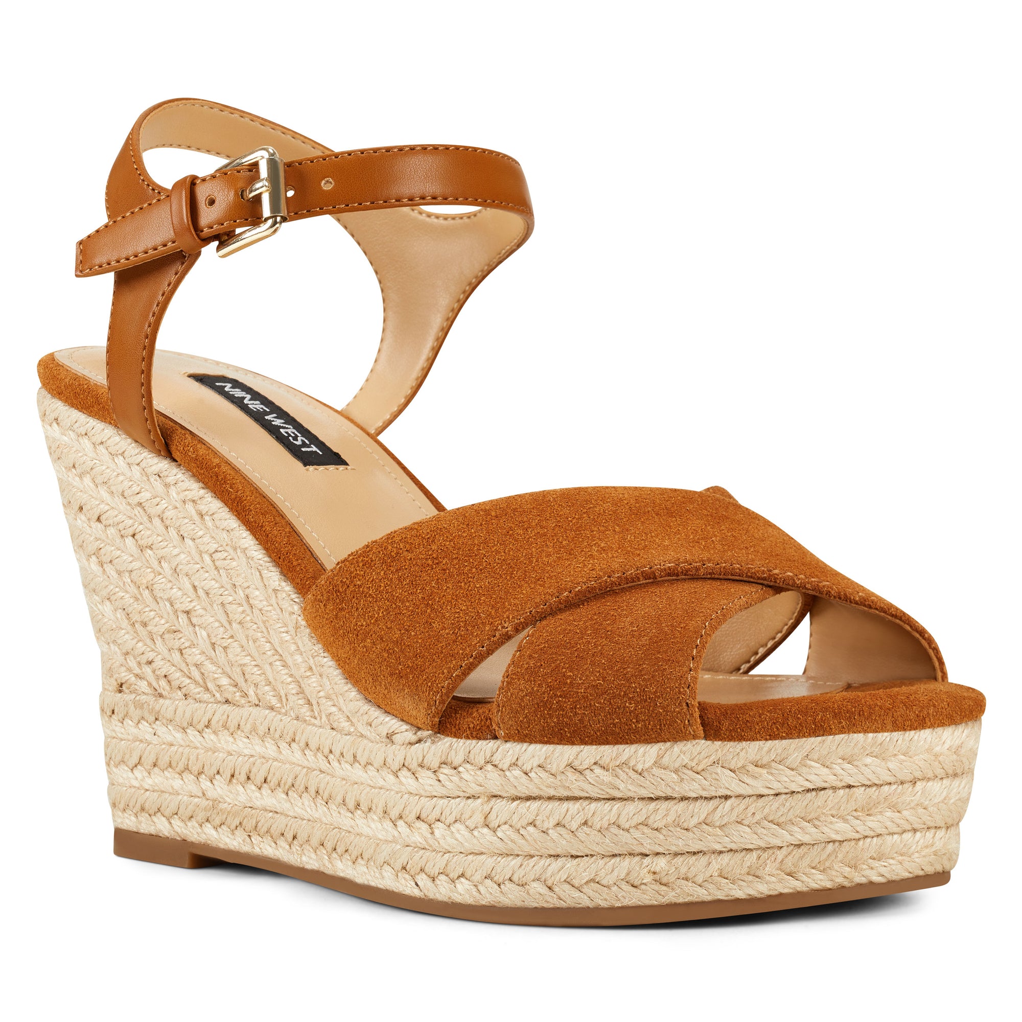 nine west suede wedges