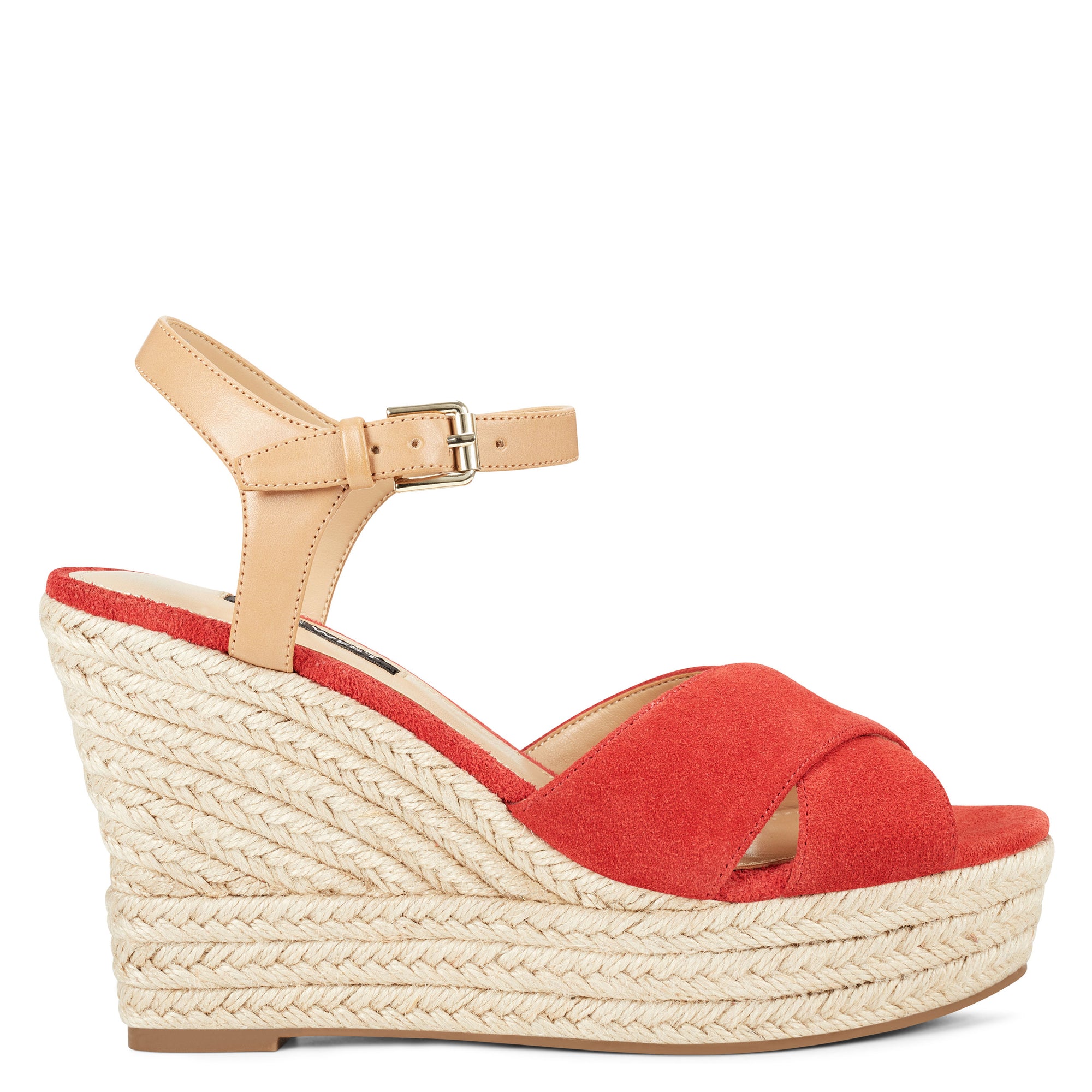 nine west suede wedges