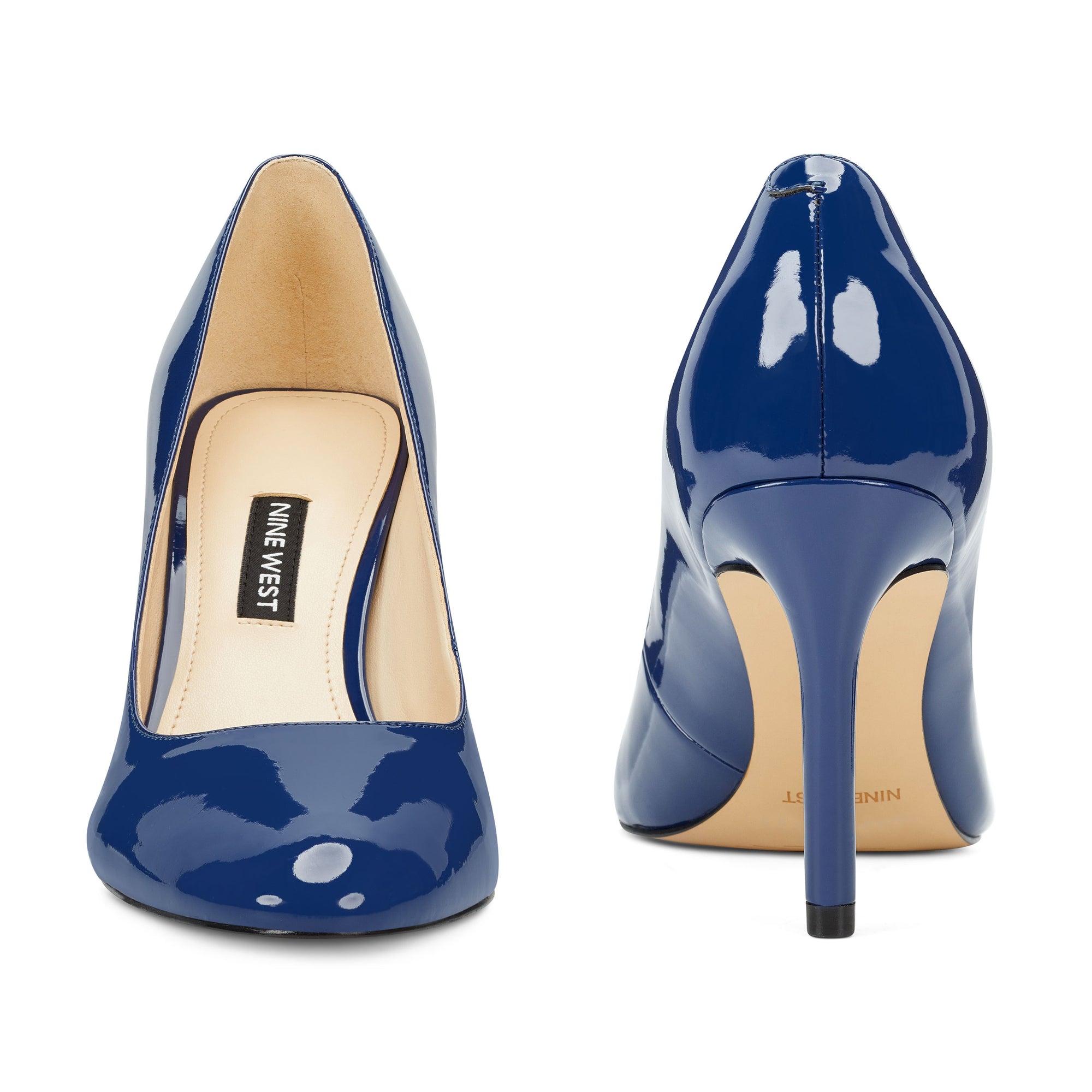 nine west blue pumps