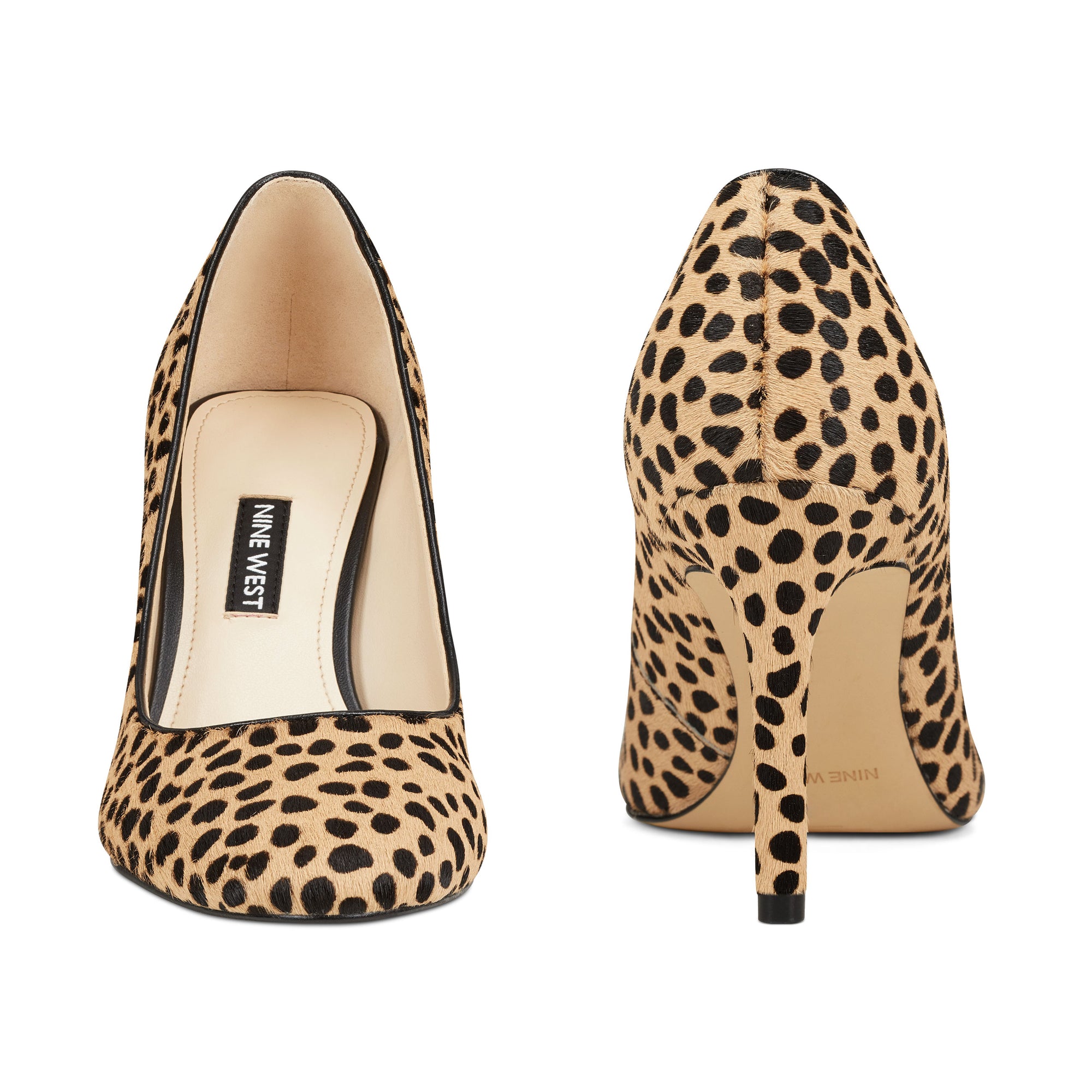 nine west leopard print heels