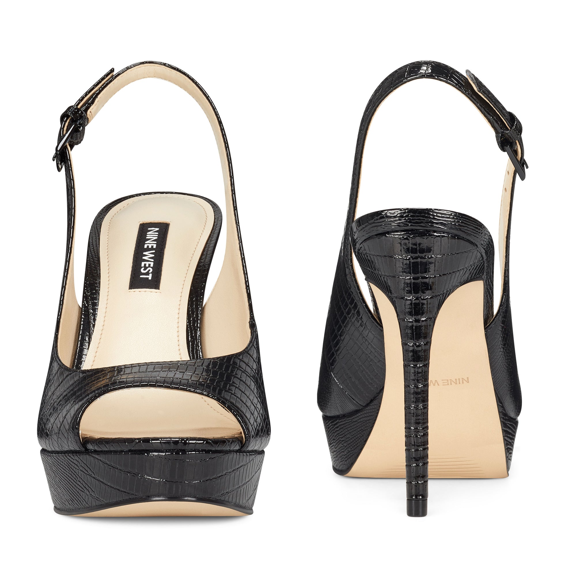 nine west slingback heels