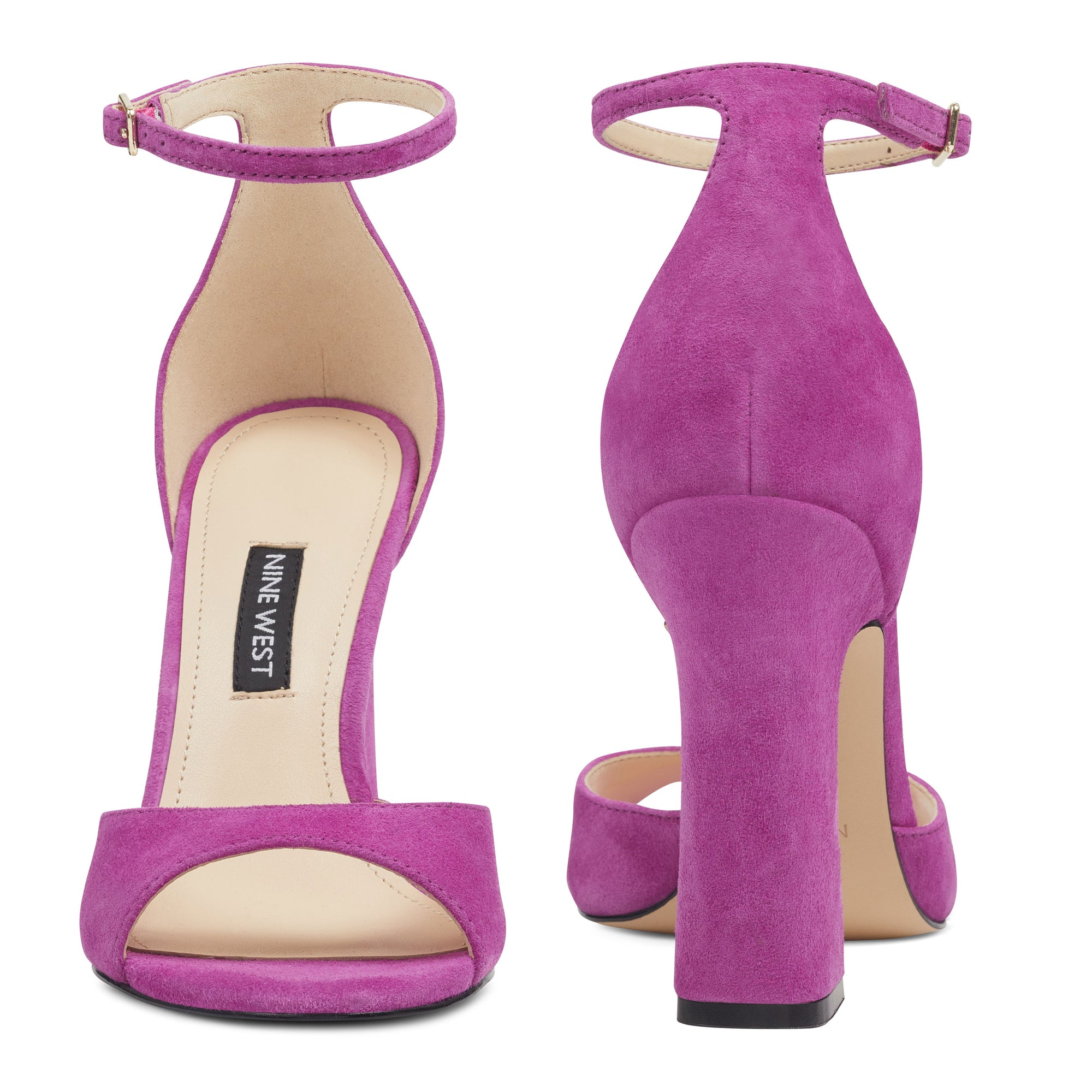 nine west fuchsia heels